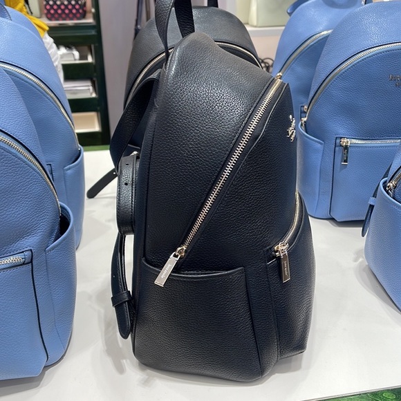 Kate Spade Leila Pebbled Leather Medium Dome Backpack
Black main image 9